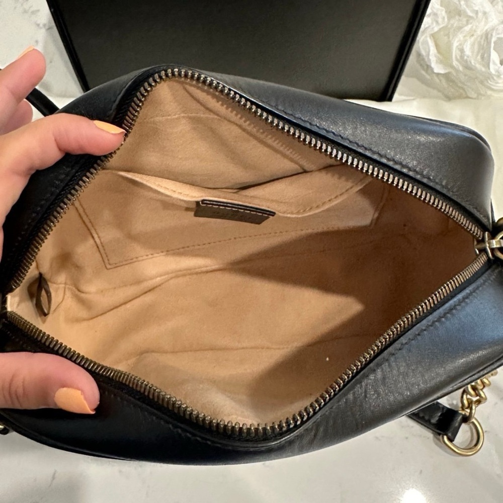 Gucci Black Leather Crossbody Bag - Picture 4 of 12
